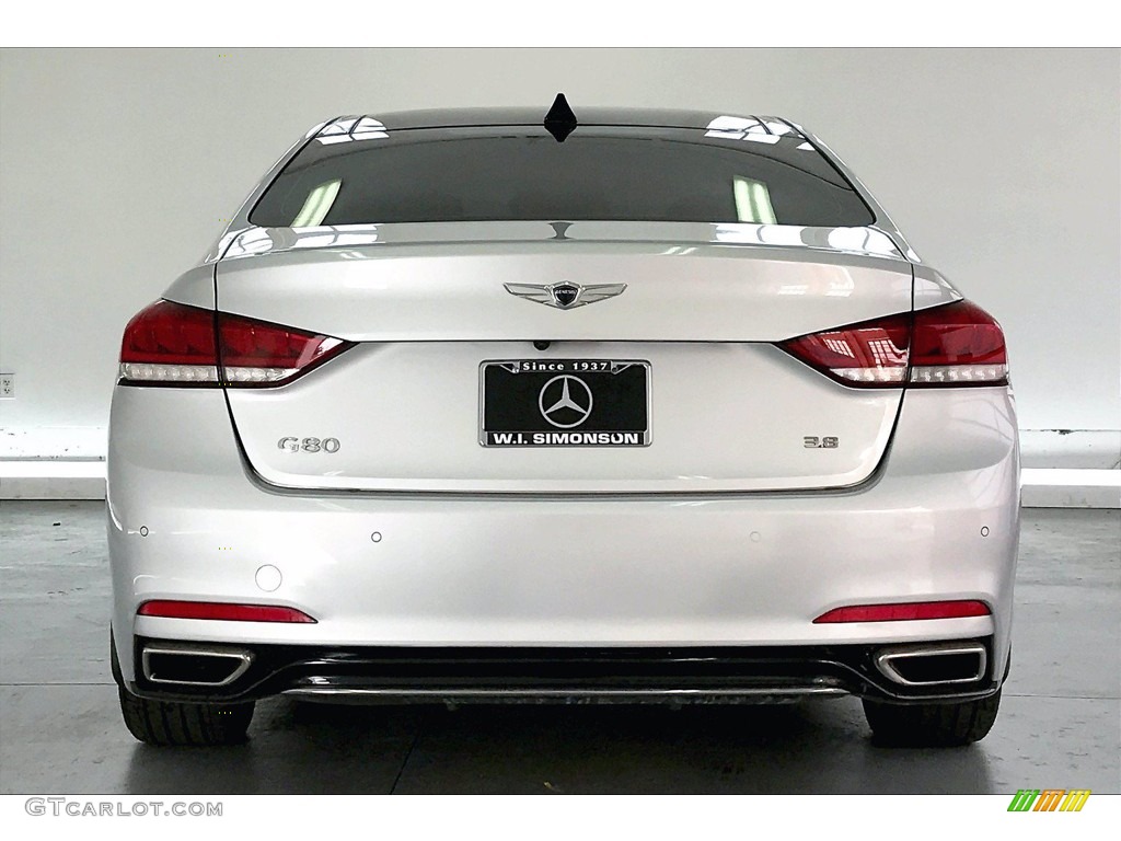 2018 Genesis G80 RWD - Santiago Silver / Black photo #3