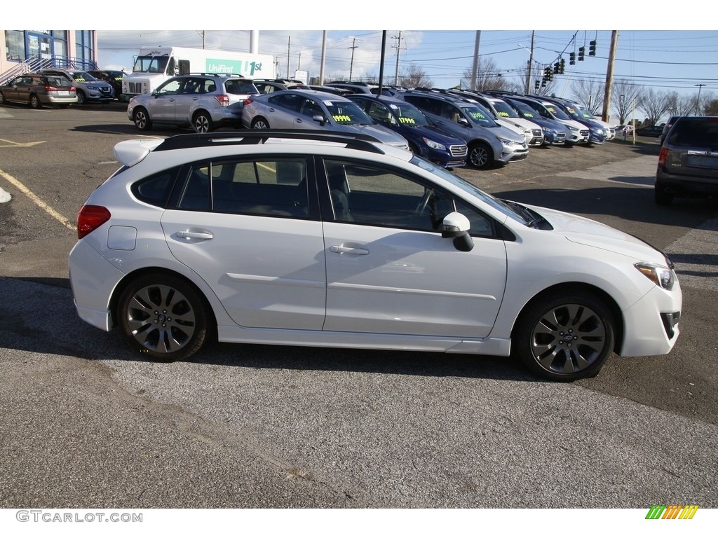 Crystal White Silica 2015 Subaru Impreza 2.0i Sport Premium 5 Door Exterior Photo #140706438