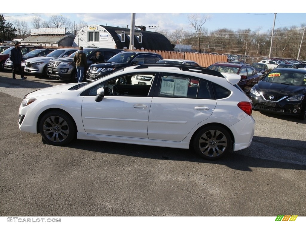 Crystal White Silica 2015 Subaru Impreza 2.0i Sport Premium 5 Door Exterior Photo #140706542