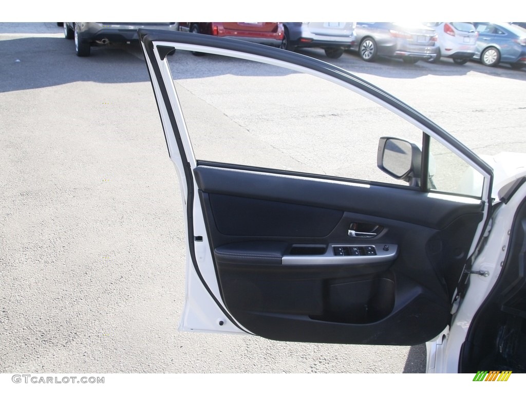 2015 Subaru Impreza 2.0i Sport Premium 5 Door Black Door Panel Photo #140706566