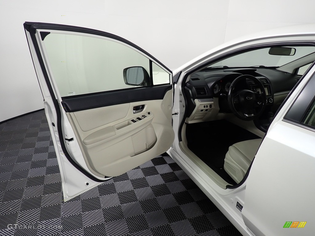 2013 Subaru Impreza 2.0i Limited 5 Door Ivory Door Panel Photo #140706656