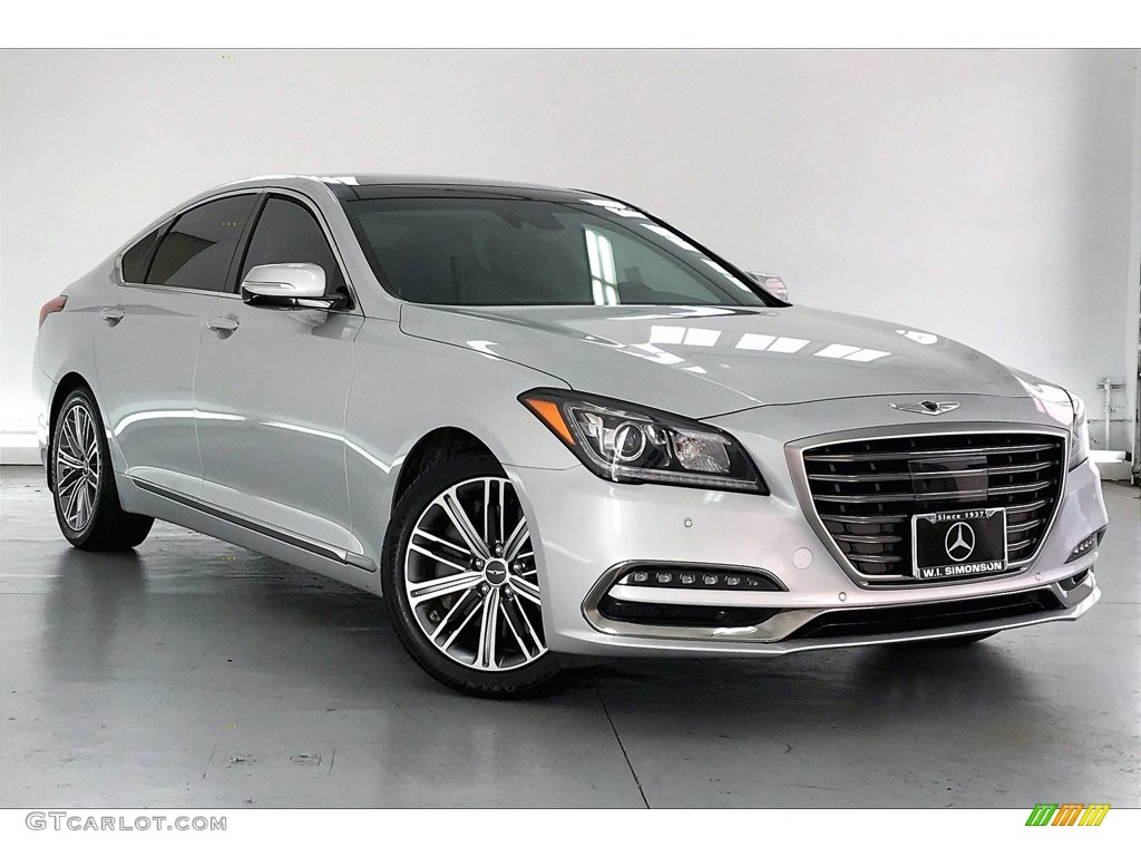 2018 Genesis G80 RWD - Santiago Silver / Black photo #34