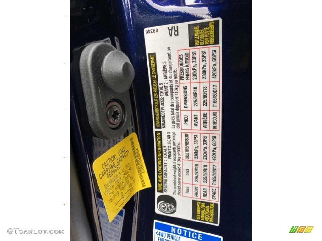 2021 Toyota RAV4 XSE AWD Hybrid Info Tag Photos
