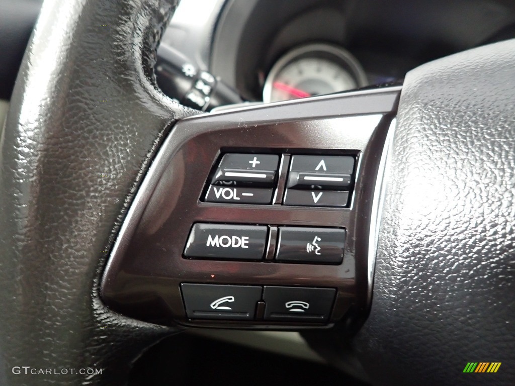 2013 Subaru Impreza 2.0i Limited 5 Door Ivory Steering Wheel Photo #140707076