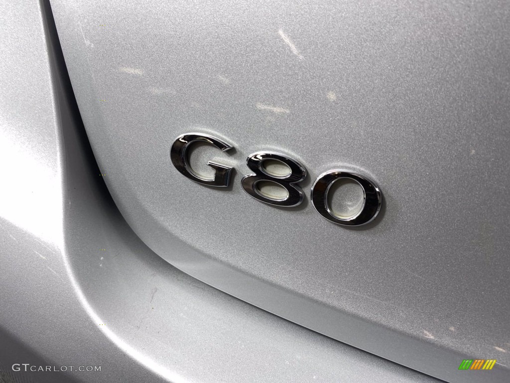 2018 Genesis G80 RWD - Santiago Silver / Black photo #43