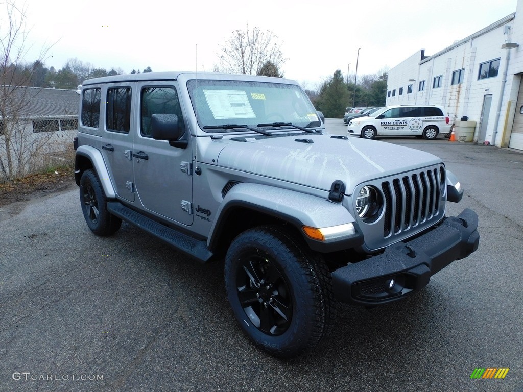 2021 Wrangler Unlimited Sahara Altitude 4x4 - Billet Silver Metallic / Black photo #3