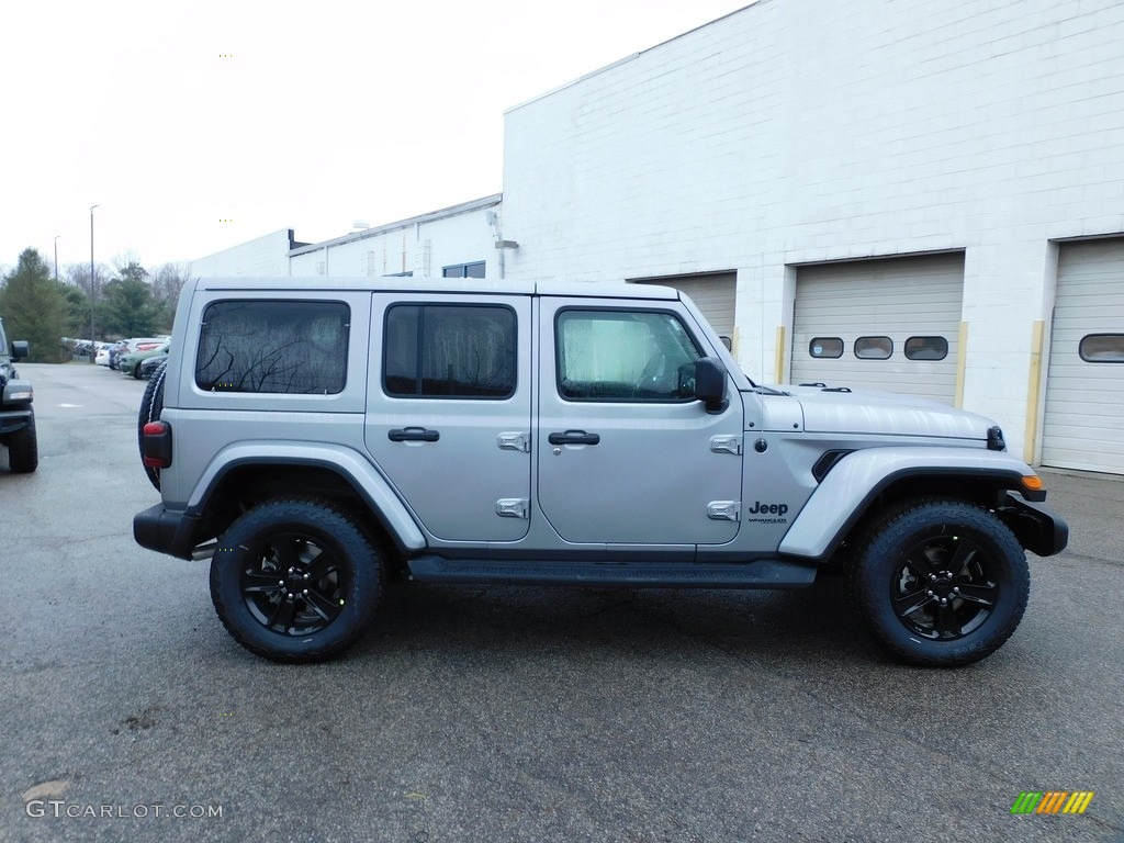 2021 Wrangler Unlimited Sahara Altitude 4x4 - Billet Silver Metallic / Black photo #4