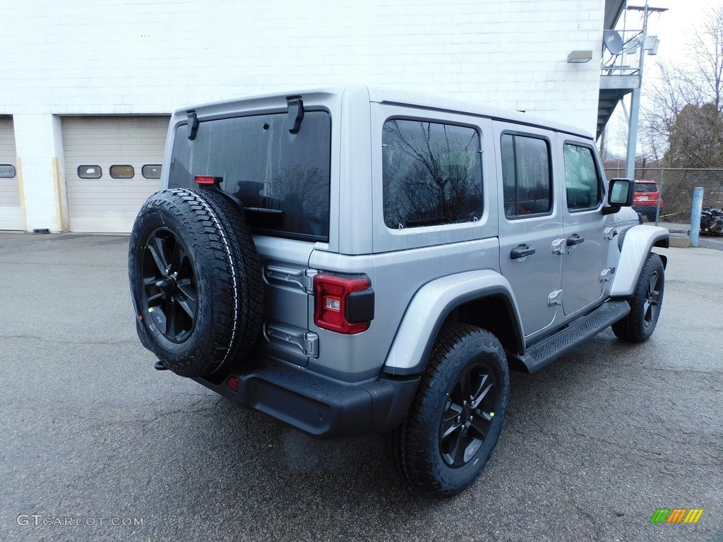2021 Wrangler Unlimited Sahara Altitude 4x4 - Billet Silver Metallic / Black photo #5