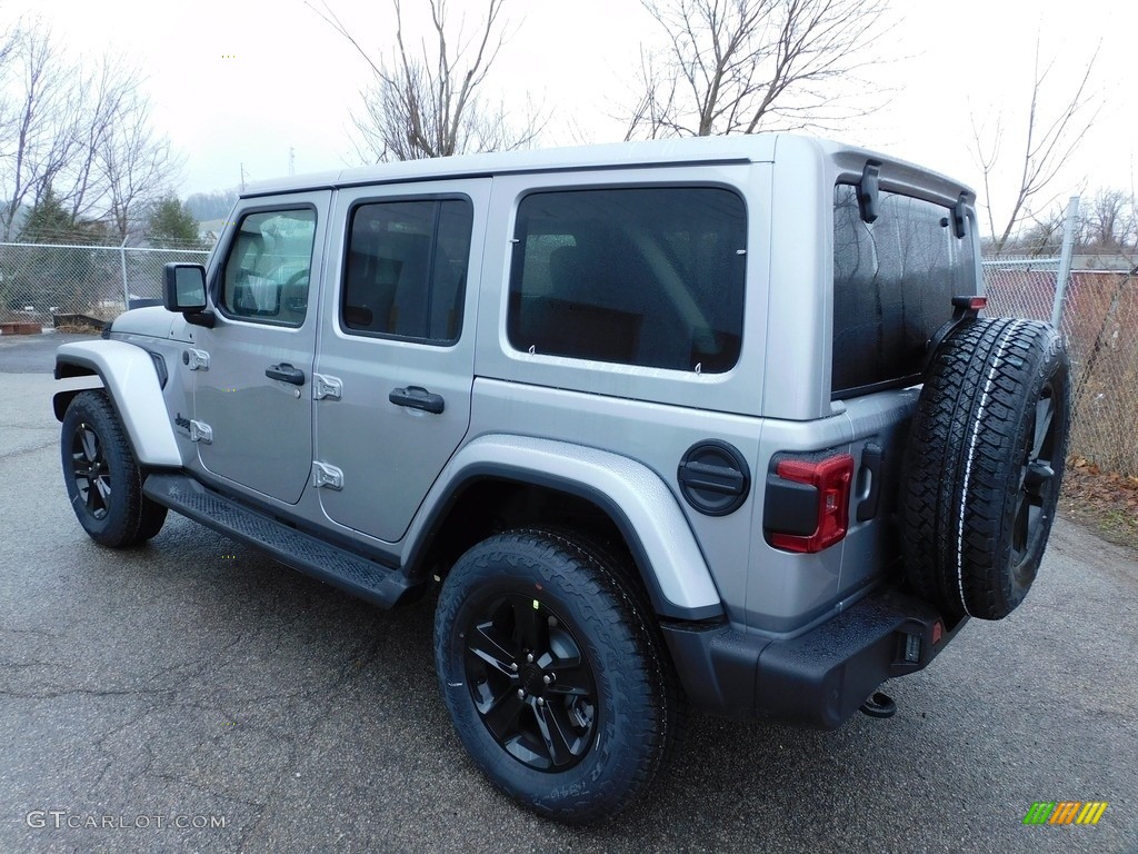 2021 Wrangler Unlimited Sahara Altitude 4x4 - Billet Silver Metallic / Black photo #8