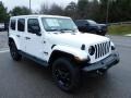 2021 Bright White Jeep Wrangler Unlimited Sahara Altitude 4x4  photo #3