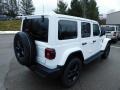 2021 Bright White Jeep Wrangler Unlimited Sahara Altitude 4x4  photo #5