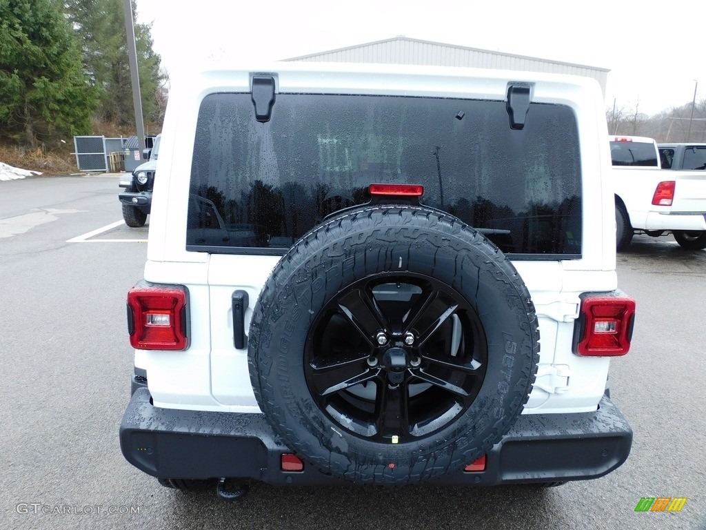 2021 Wrangler Unlimited Sahara Altitude 4x4 - Bright White / Black photo #6