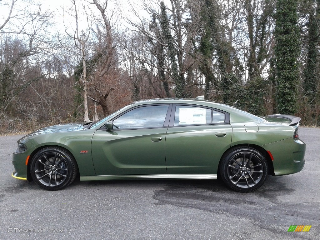 F8 Green 2021 Dodge Charger Scat Pack Exterior Photo #140708519