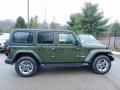 2021 Sarge Green Jeep Wrangler Unlimited Sahara 4x4  photo #4