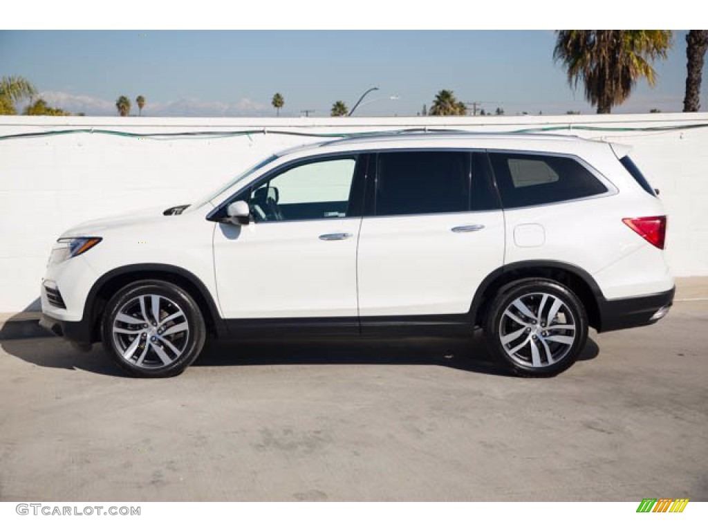 White Diamond Pearl 2018 Honda Pilot Touring Exterior Photo #140709089