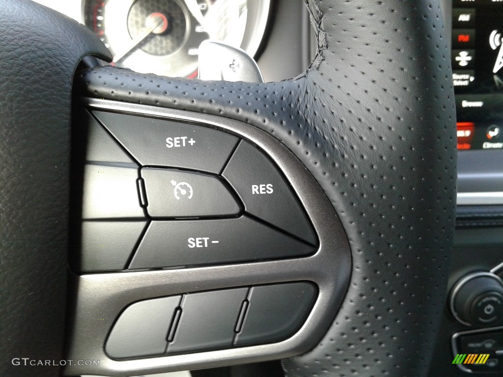 2021 Dodge Charger Scat Pack Black Steering Wheel Photo #140709674