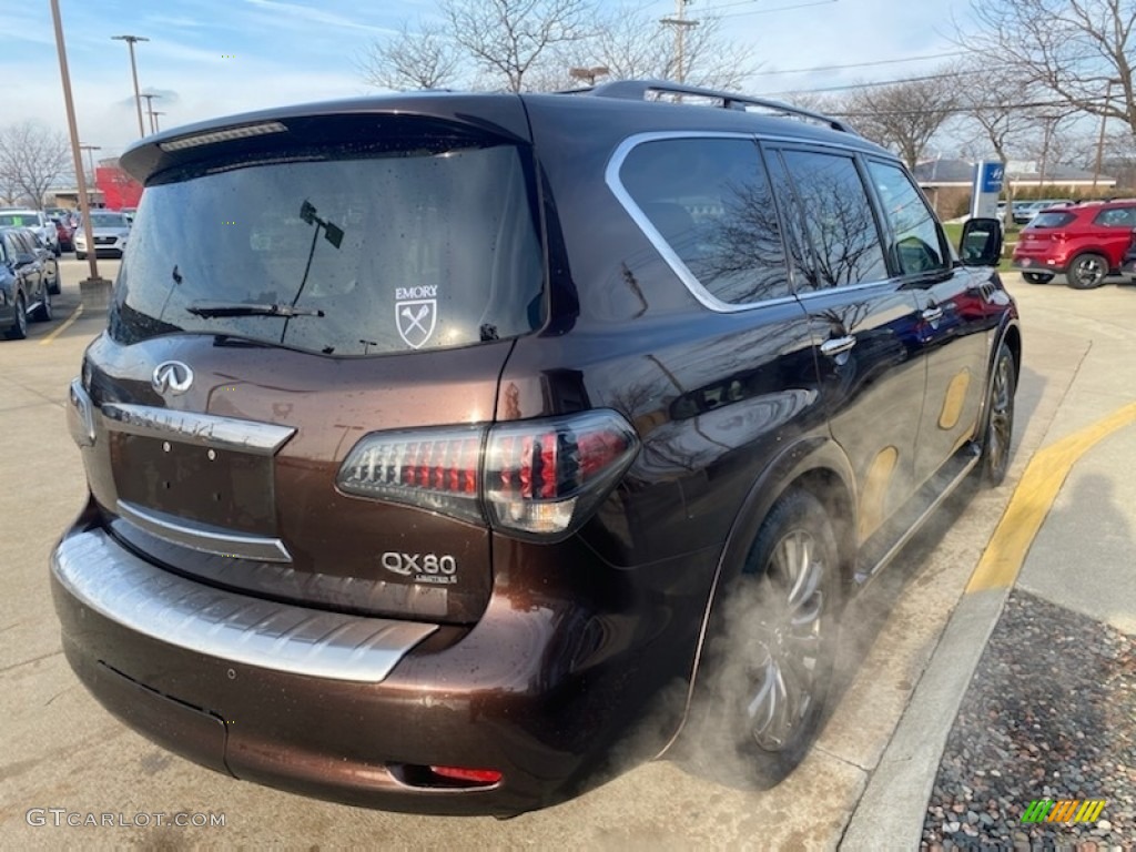 Dakar Bronze 2015 Infiniti QX80 Limited AWD Exterior Photo #140709686