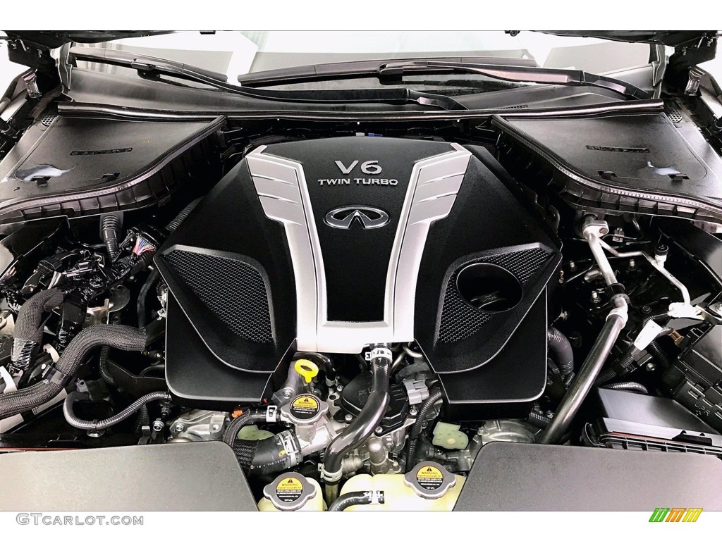 2017 Infiniti Q50 3.0t 3.0 Liter Twin-Turbocharged DOHC 24-Valve CVTCS V6 Engine Photo #140709695