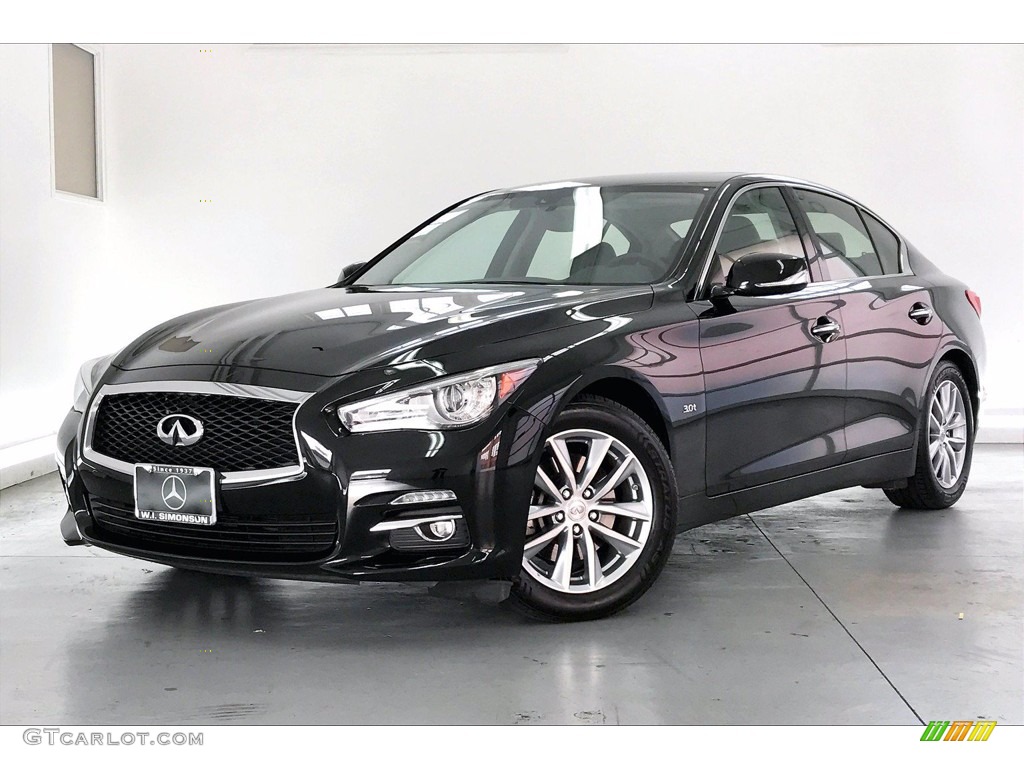 Black 2017 Infiniti Q50 3.0t Exterior Photo #140709755