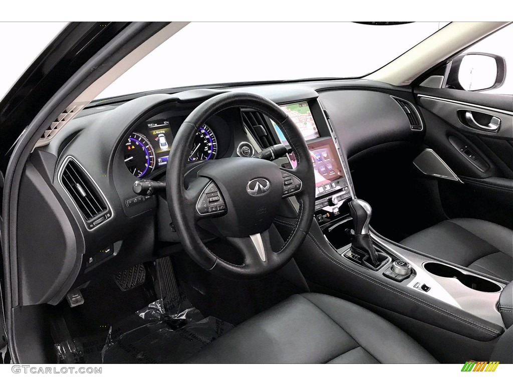 2017 Infiniti Q50 3.0t Graphite Dashboard Photo #140709803
