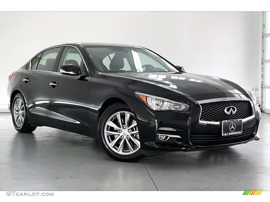 Black 2017 Infiniti Q50 3.0t Exterior Photo #140710301
