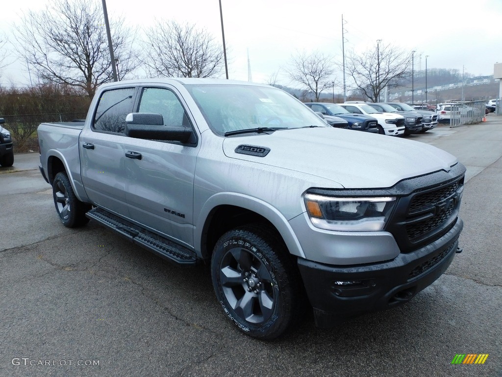 2021 1500 Built to Serve Edition Crew Cab 4x4 - Billet Silver Metallic / Black photo #3