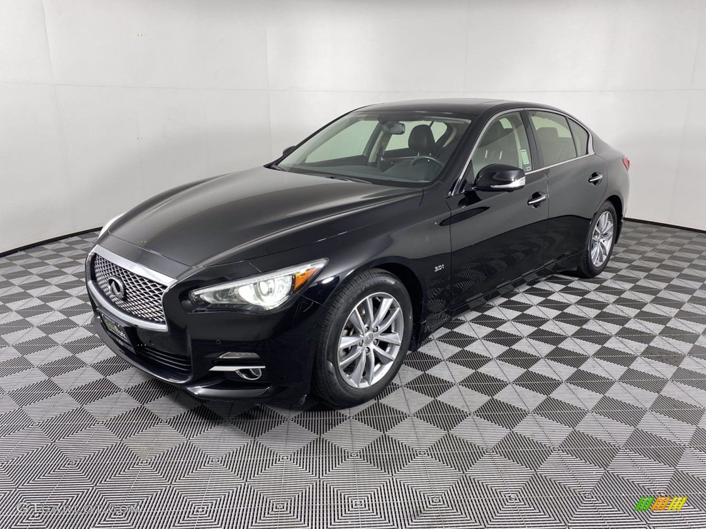 Black 2017 Infiniti Q50 3.0t Exterior Photo #140710706