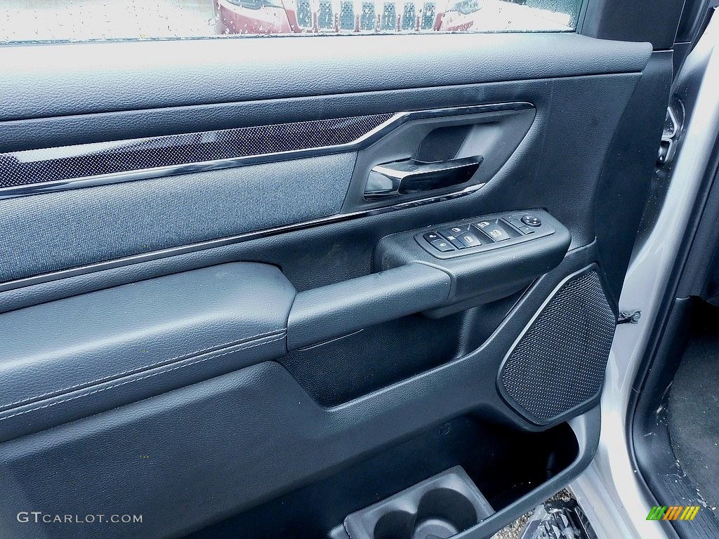 2021 Ram 1500 Built to Serve Edition Crew Cab 4x4 Black Door Panel Photo #140710808