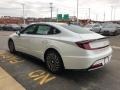 2021 Hyper White Hyundai Sonata SEL Hybrid  photo #3