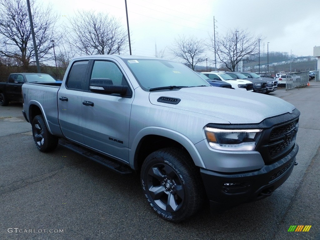 Billet Silver Metallic 2021 Ram 1500 Big Horn Quad Cab 4x4 Exterior Photo #140711003