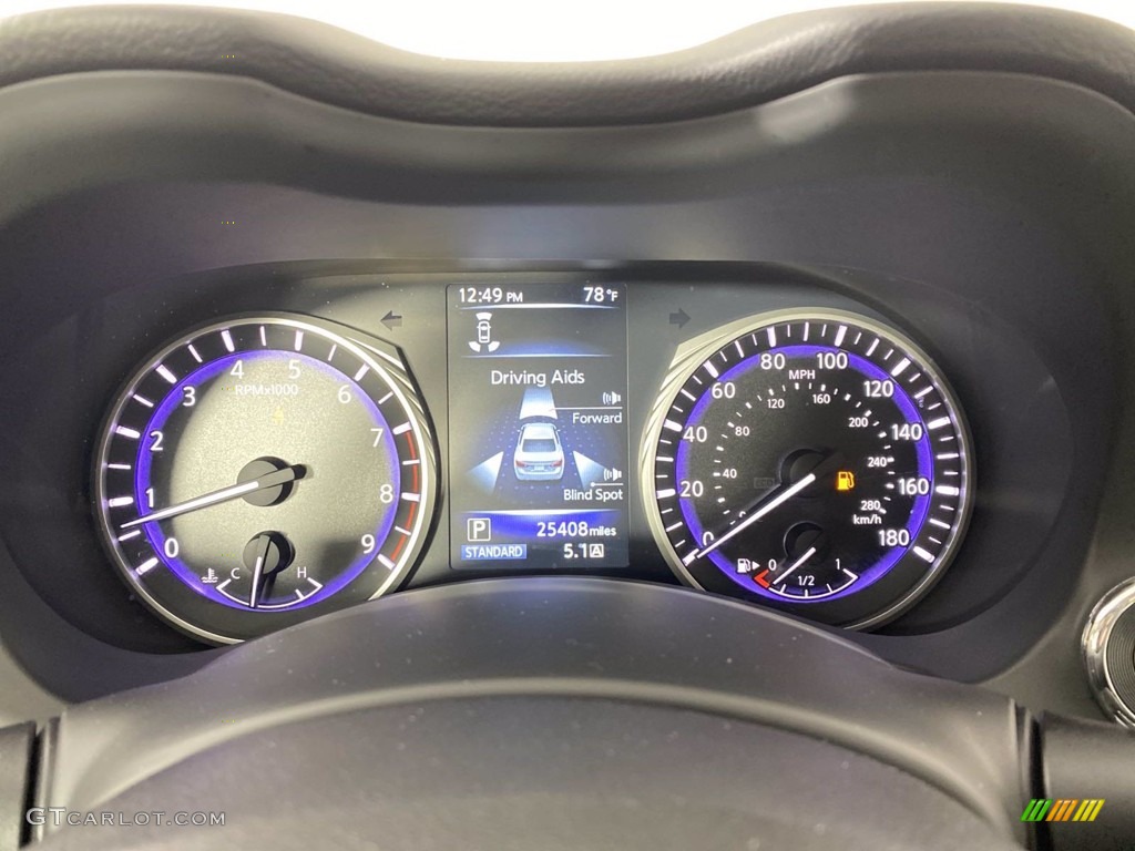 2017 Infiniti Q50 3.0t Gauges Photo #140711348