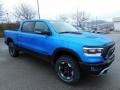 2021 Hydro Blue Pearl Ram 1500 Rebel Crew Cab 4x4  photo #3