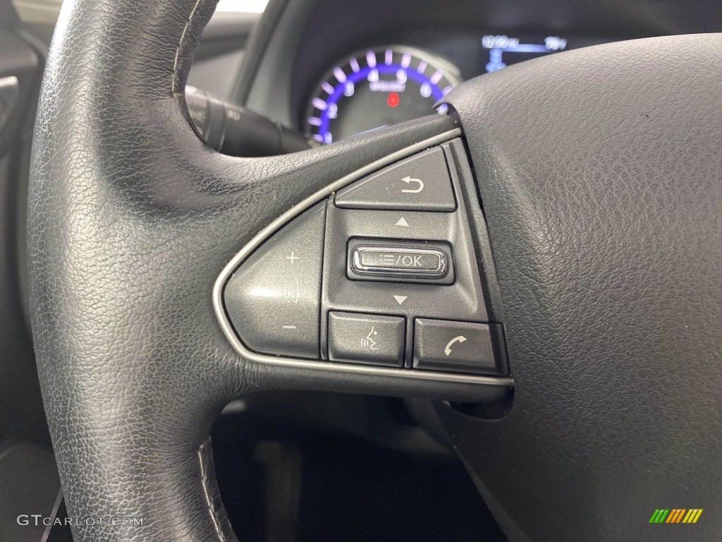 2017 Infiniti Q50 3.0t Graphite Steering Wheel Photo #140711408