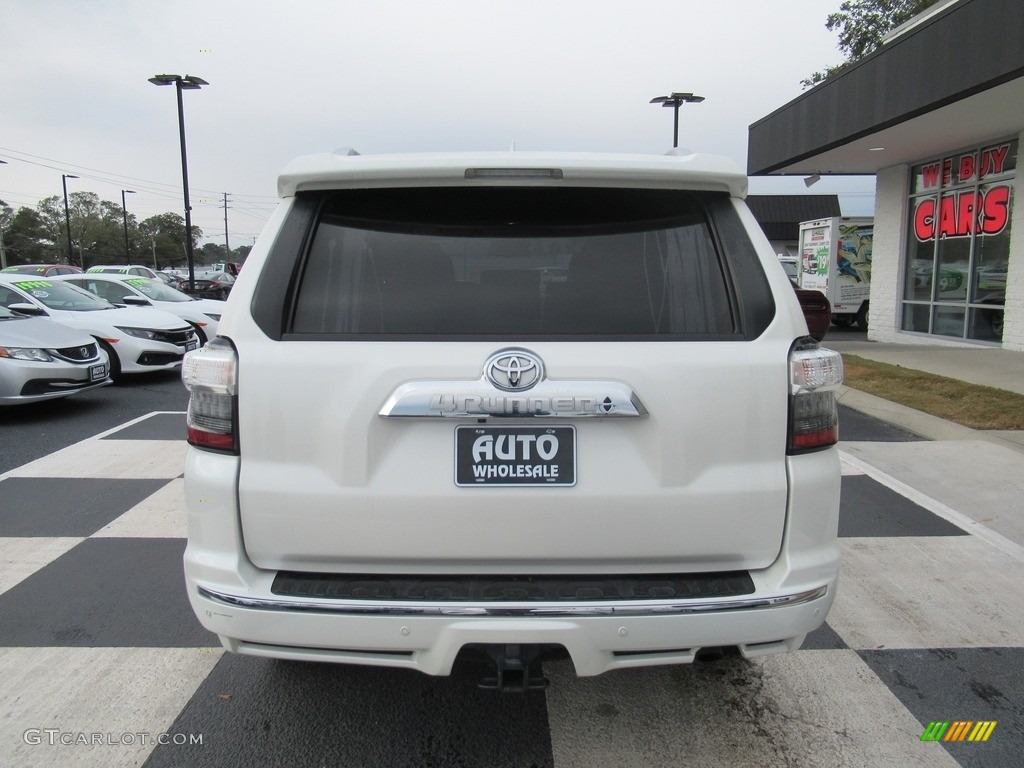 2017 4Runner Limited 4x4 - Blizzard Pearl White / Sand Beige photo #4