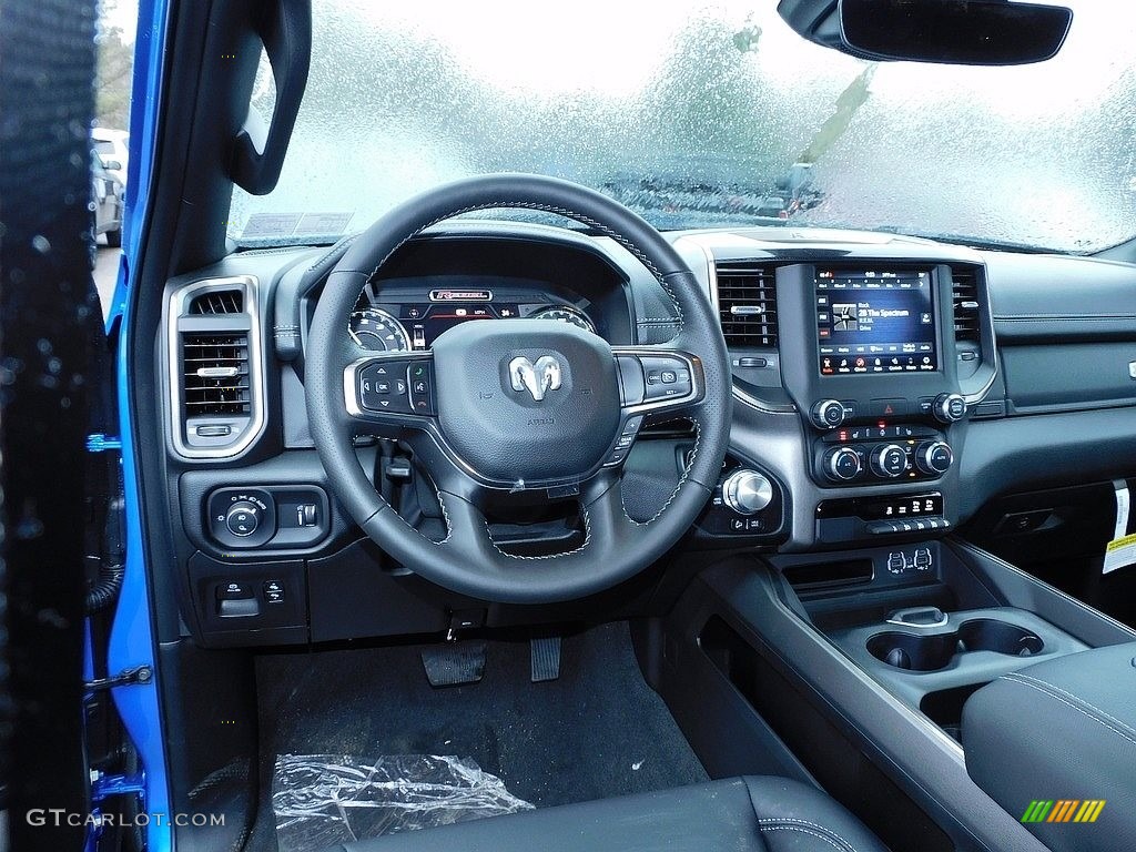 2021 Ram 1500 Rebel Crew Cab 4x4 Black Dashboard Photo #140711552