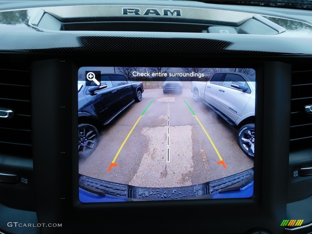 2021 1500 Rebel Crew Cab 4x4 - Hydro Blue Pearl / Black photo #17