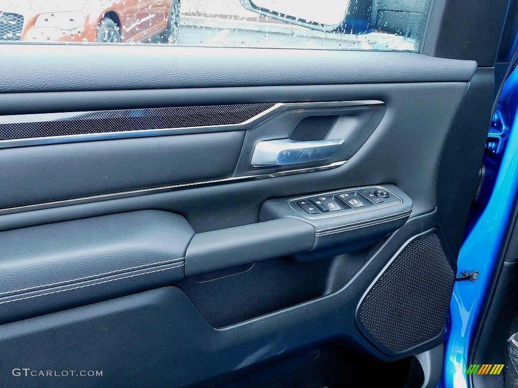 2021 Ram 1500 Rebel Crew Cab 4x4 Black Door Panel Photo #140711846
