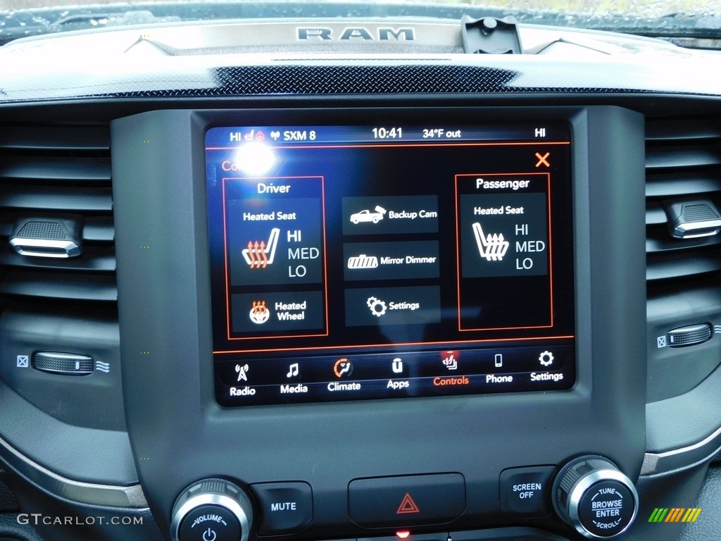 2021 Ram 1500 Rebel Crew Cab 4x4 Controls Photo #140711876