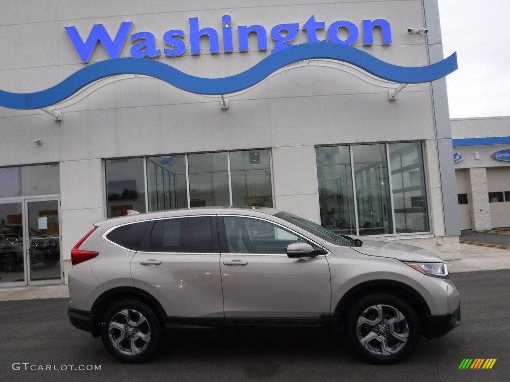 2018 CR-V EX AWD - Sandstorm Metallic / Ivory photo #2