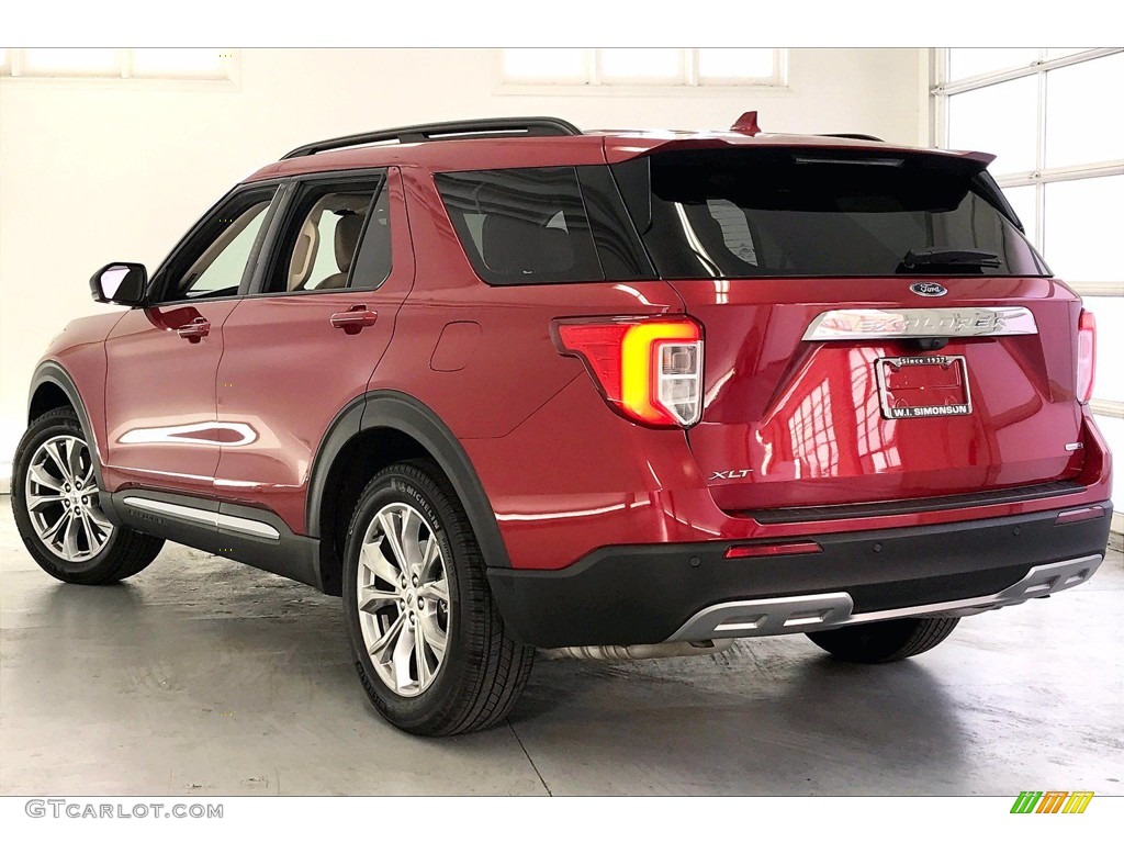 2020 Explorer XLT 4WD - Rapid Red Metallic / Sandstone photo #10