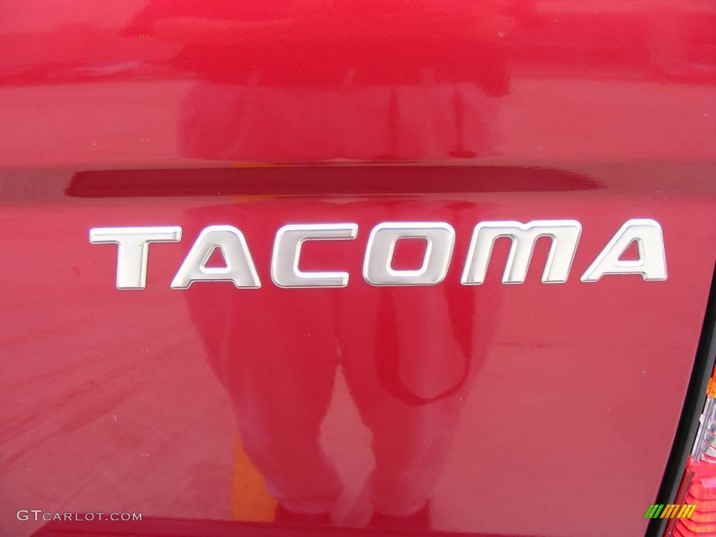 2004 Tacoma Regular Cab - Impulse Red Pearl / Oak photo #16