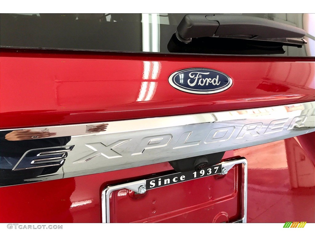 2020 Explorer XLT 4WD - Rapid Red Metallic / Sandstone photo #31