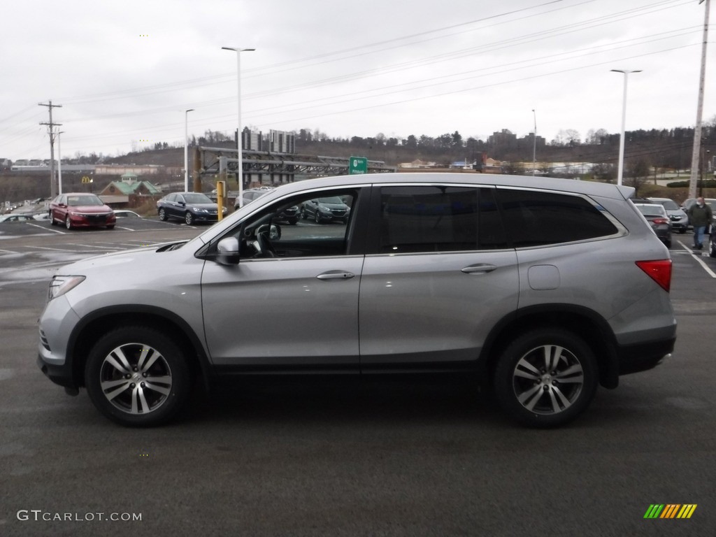 2017 Pilot EX-L AWD - Lunar Silver Metallic / Black photo #7