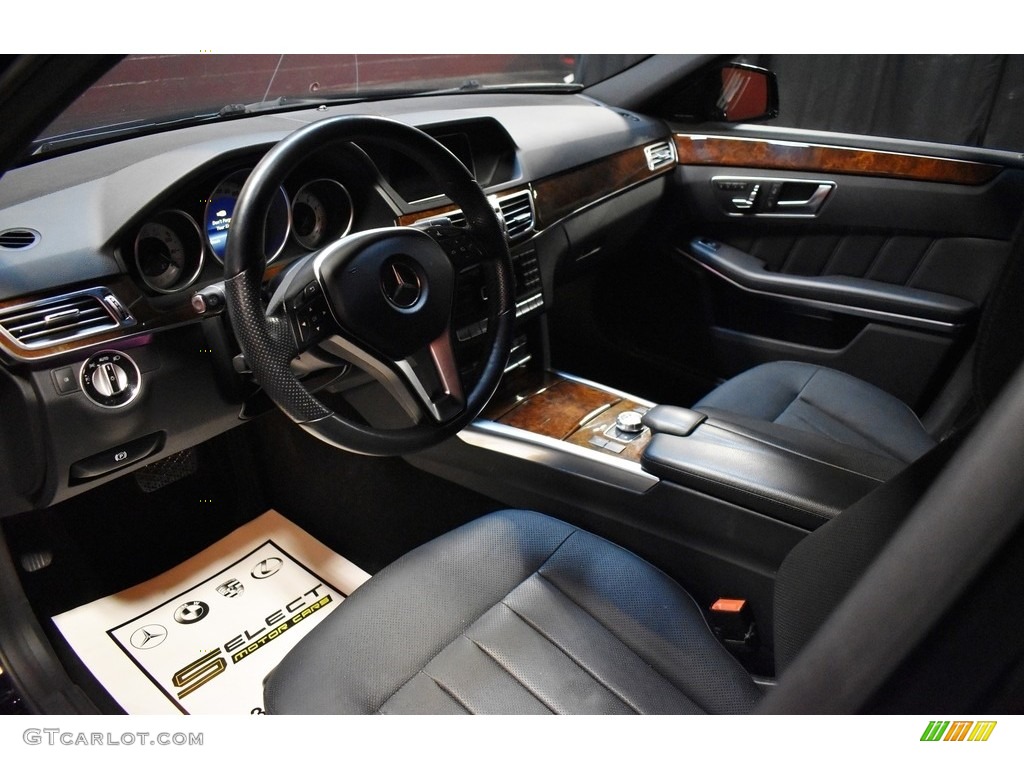 2014 E 550 4Matic Sedan - Black / Black photo #10