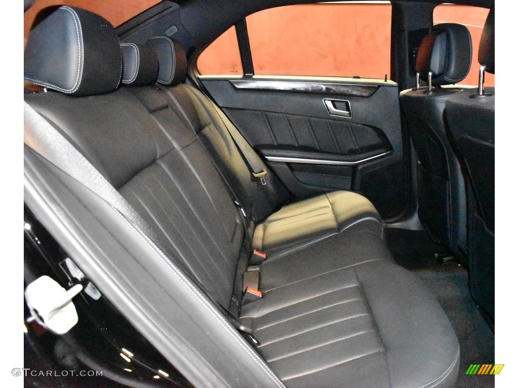 2014 E 550 4Matic Sedan - Black / Black photo #16