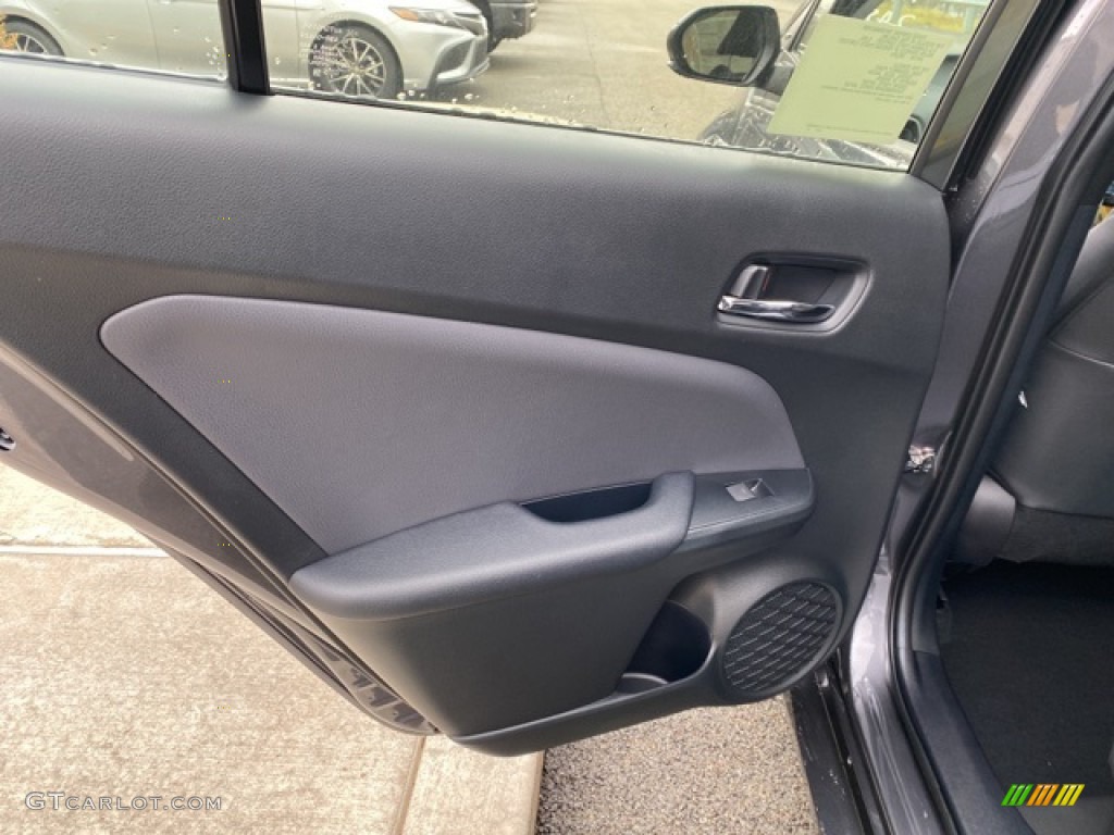 2021 Toyota Prius XLE Black Door Panel Photo #140714459