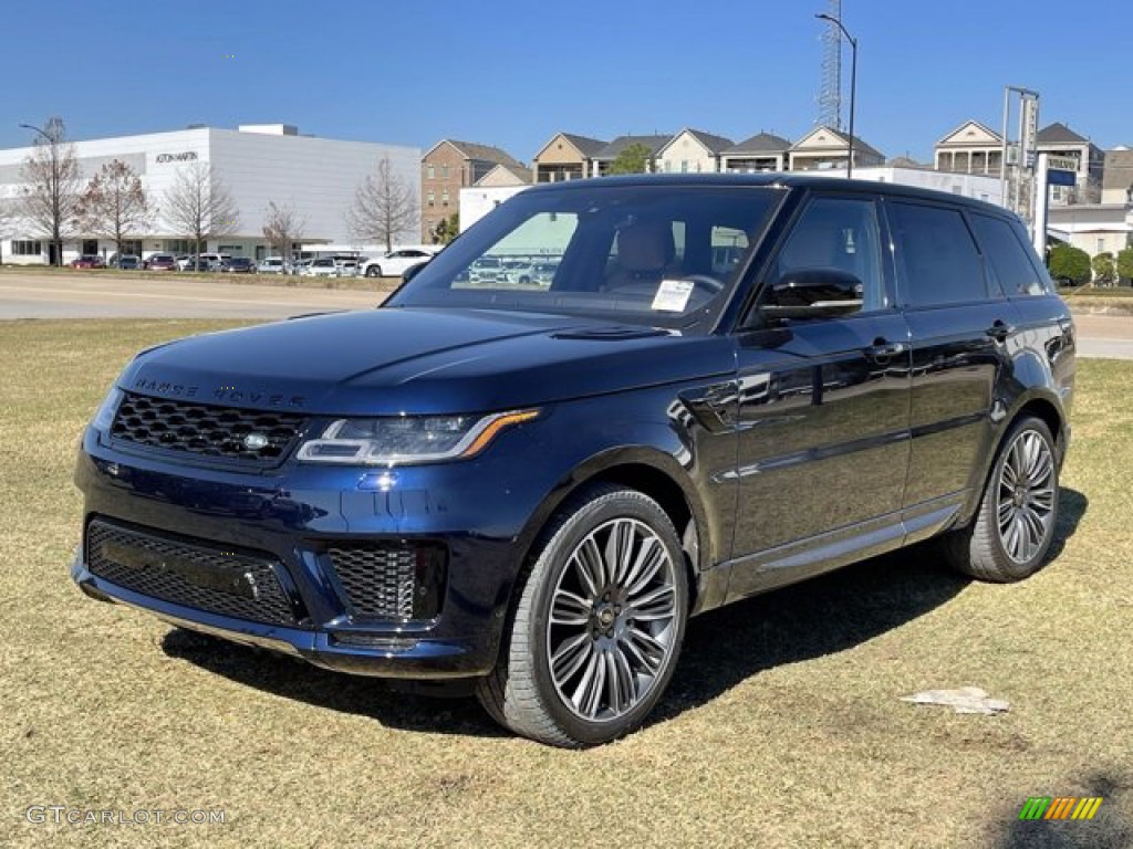 2021 Range Rover Sport Autobiography - Portofino Blue Metallic / Vintage Tan/Ebony photo #2