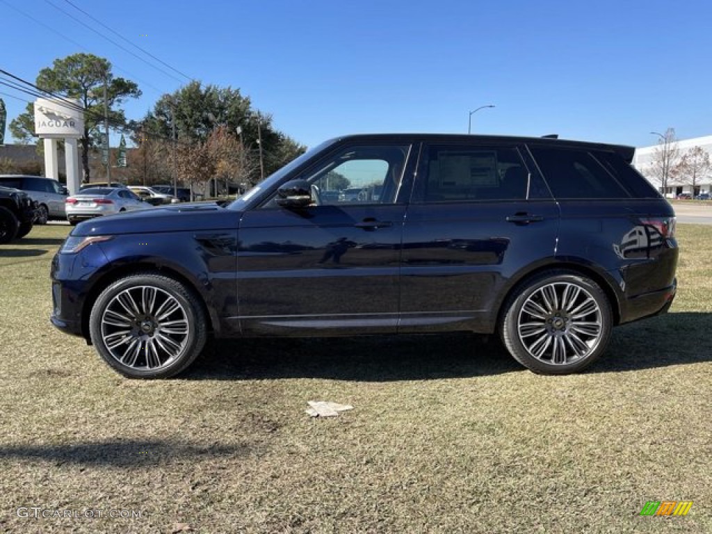2021 Range Rover Sport Autobiography - Portofino Blue Metallic / Vintage Tan/Ebony photo #7