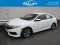 Taffeta White 2017 Honda Civic LX Sedan