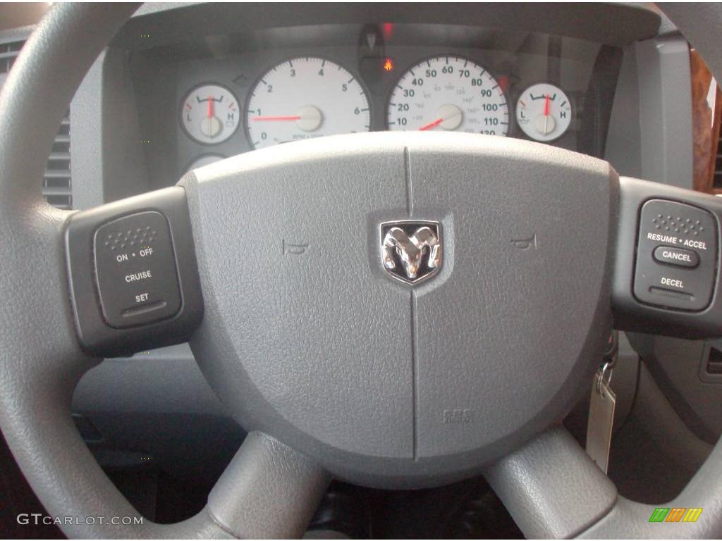 2006 Ram 1500 SLT Quad Cab - Bright Silver Metallic / Medium Slate Gray photo #11